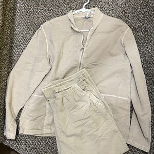 Fresh Produce Tan Jacket and Pants Set